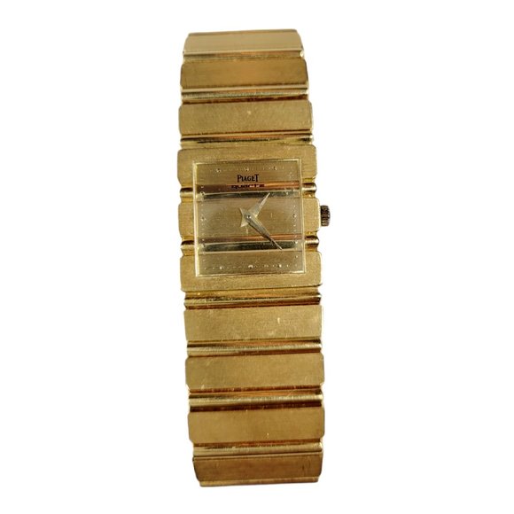 Piaget Polo 18K Gold Dial Quartz Watch - Picture 1 of 9